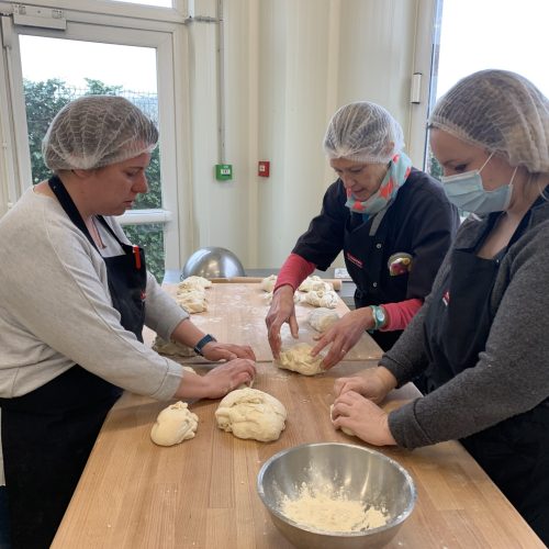 Groupe de 3 travail pâte